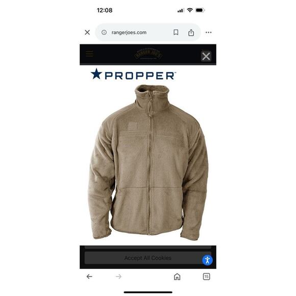 Propper Gen III Polartec Fleece Army Issue Size Large